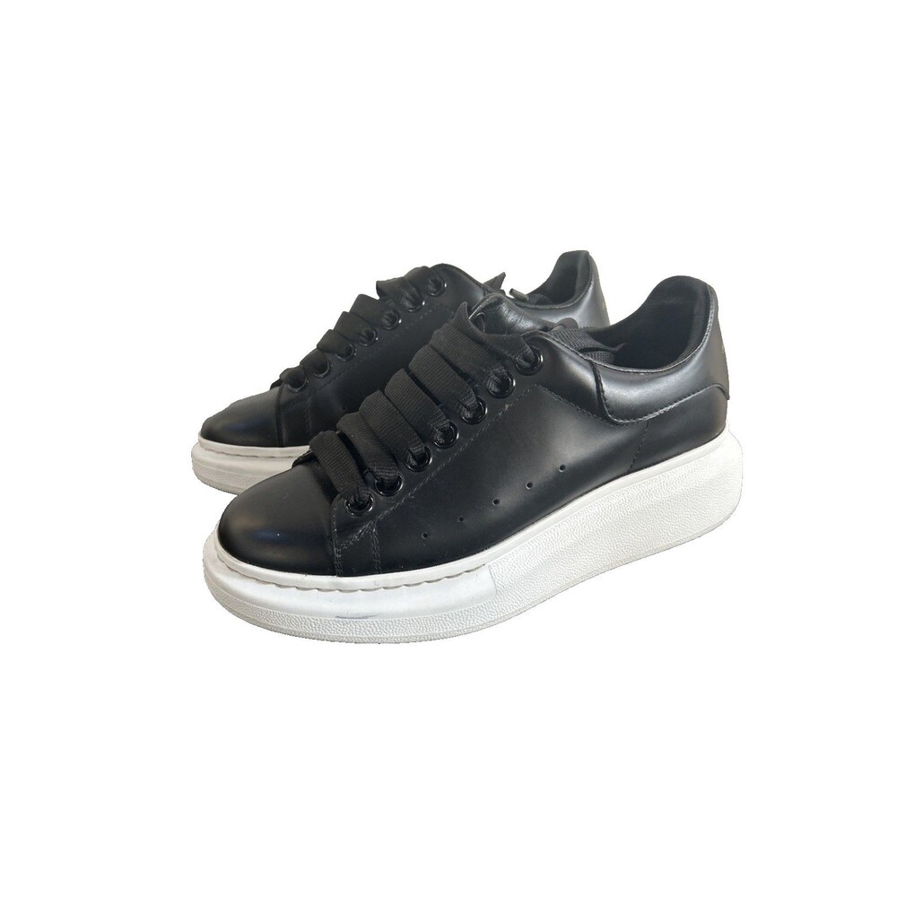 Alexander McQueen Oversized Low Top Sneakers Women’s EU 36.5 US 6.5 White Black
